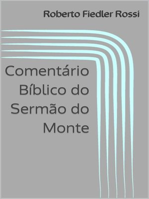 cover image of Comentário Bíblico do Sermão do Monte